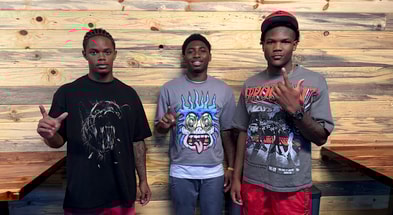 LSU WR commits Jabari Mack, Kenny Darby and Tristen Keys (Photo: Shea Dixon/On3)